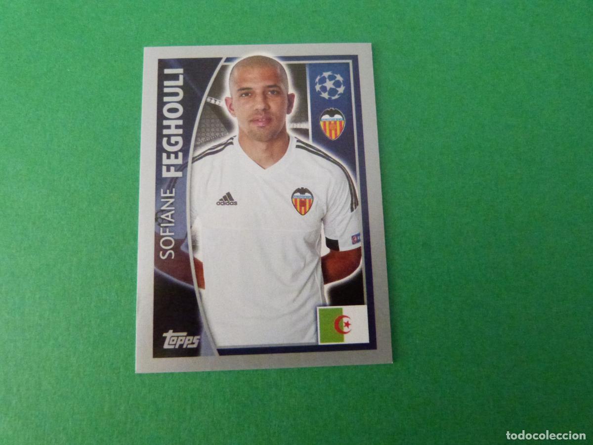 Football Stickers: CROMO FUTBOL FEGHOULI VALENCIA C.F. SIN PEGAR N&ordm; 561 CHAMPIONS LEAGUE 2015-2016/15-16 TOPPS