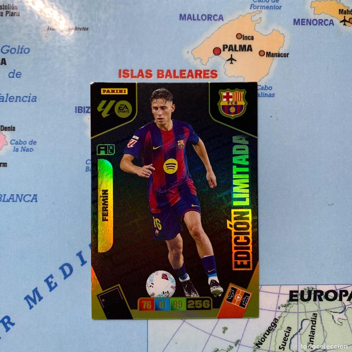 Cromos de F&uacute;tbol: Fermin edici&oacute;n limitada del Barcelona cromo adrenalyn XL 25-26 2025-2026