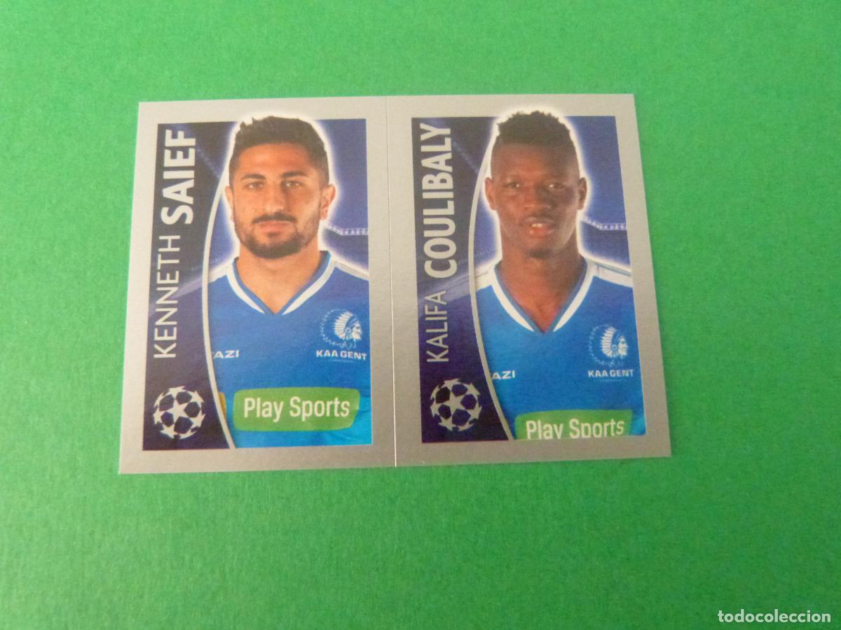 Cromos de F&uacute;tbol: CROMO FUTBOL SALEF COULIBALY KAA GENT SIN PEGAR N&ordm; 550 A B CHAMPIONS LEAGUE 2015-2016/15-16 TOPPS