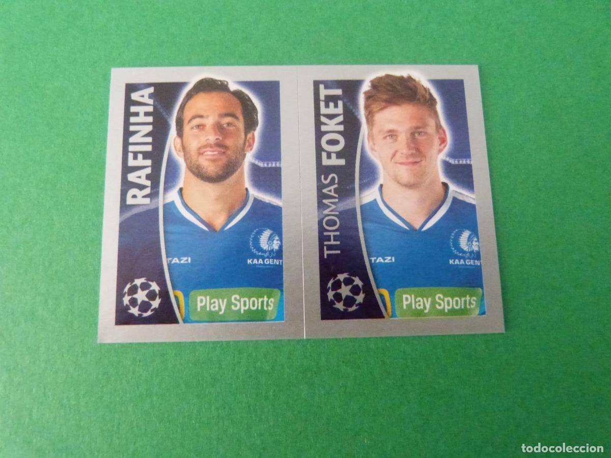 Cromos de F&uacute;tbol: CROMO FUTBOL RAFINHA FOKET KAA GENT SIN PEGAR N&ordm; 549 A B CHAMPIONS LEAGUE 2015-2016/15-16 TOPPS