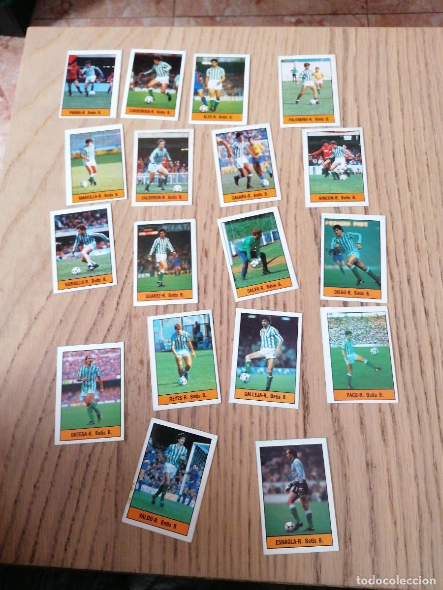 Cromos de F&uacute;tbol: Real betis lisel 85-86 completo