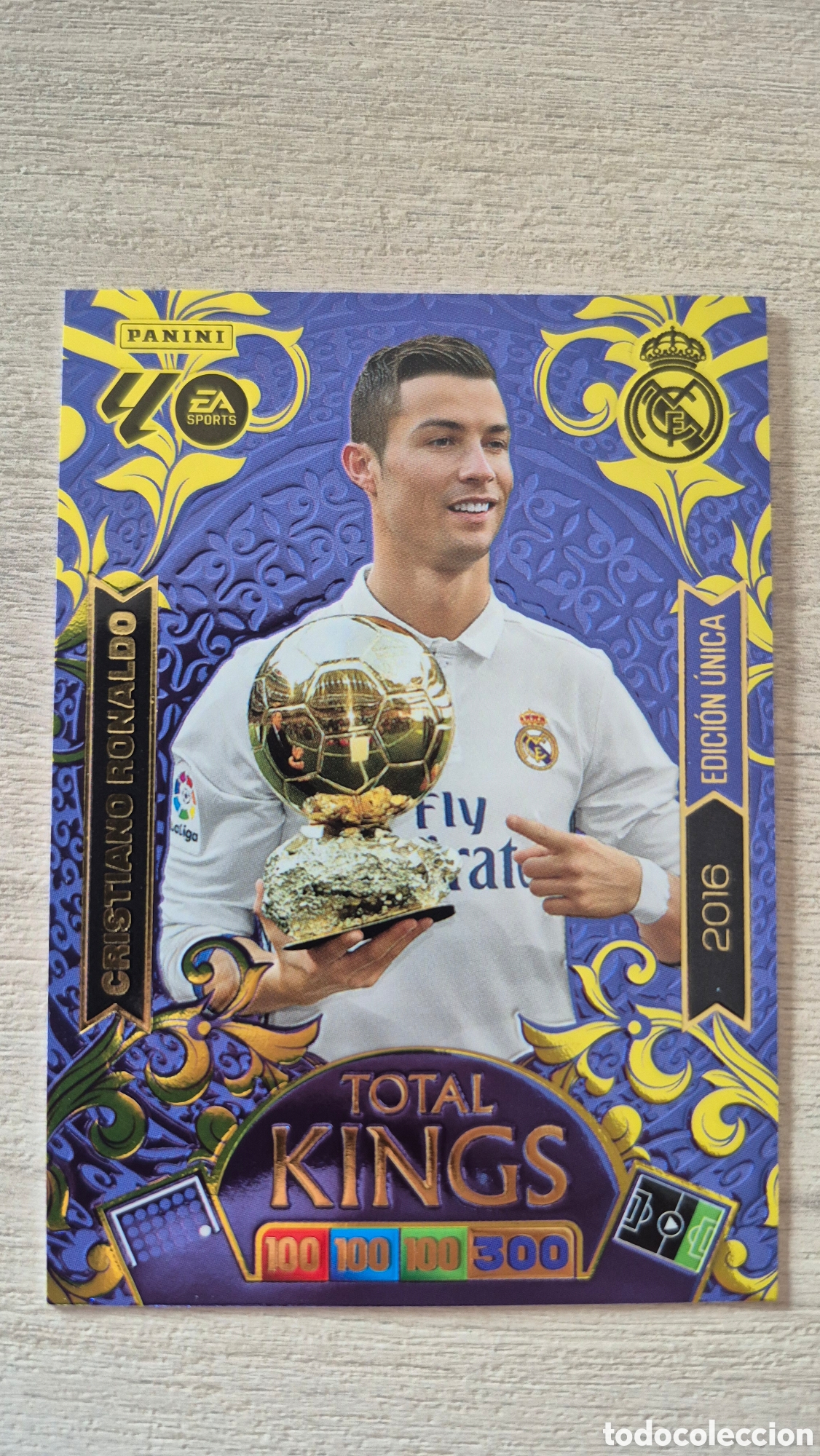 Cromos de F&uacute;tbol: Total Kings Cristiano Ronaldo Dreambox Adrenalyn 25/26