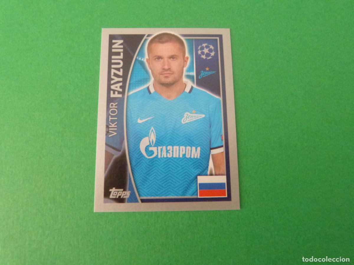 Figurine di Calcio: CROMO FUTBOL FAYZULIN ZENIT SAN PETERSBURGO SIN PEGAR N&ordm; 528 CHAMPIONS LEAGUE 2015-2016/15-16 TOPPS