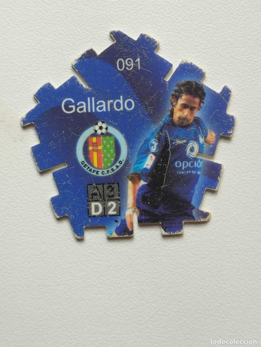 Cromos de F&uacute;tbol: GREFUSA TAZO TRICKS TRIKS LIGA 2004 2005 04 05 GALLARDO 91 GETAFE