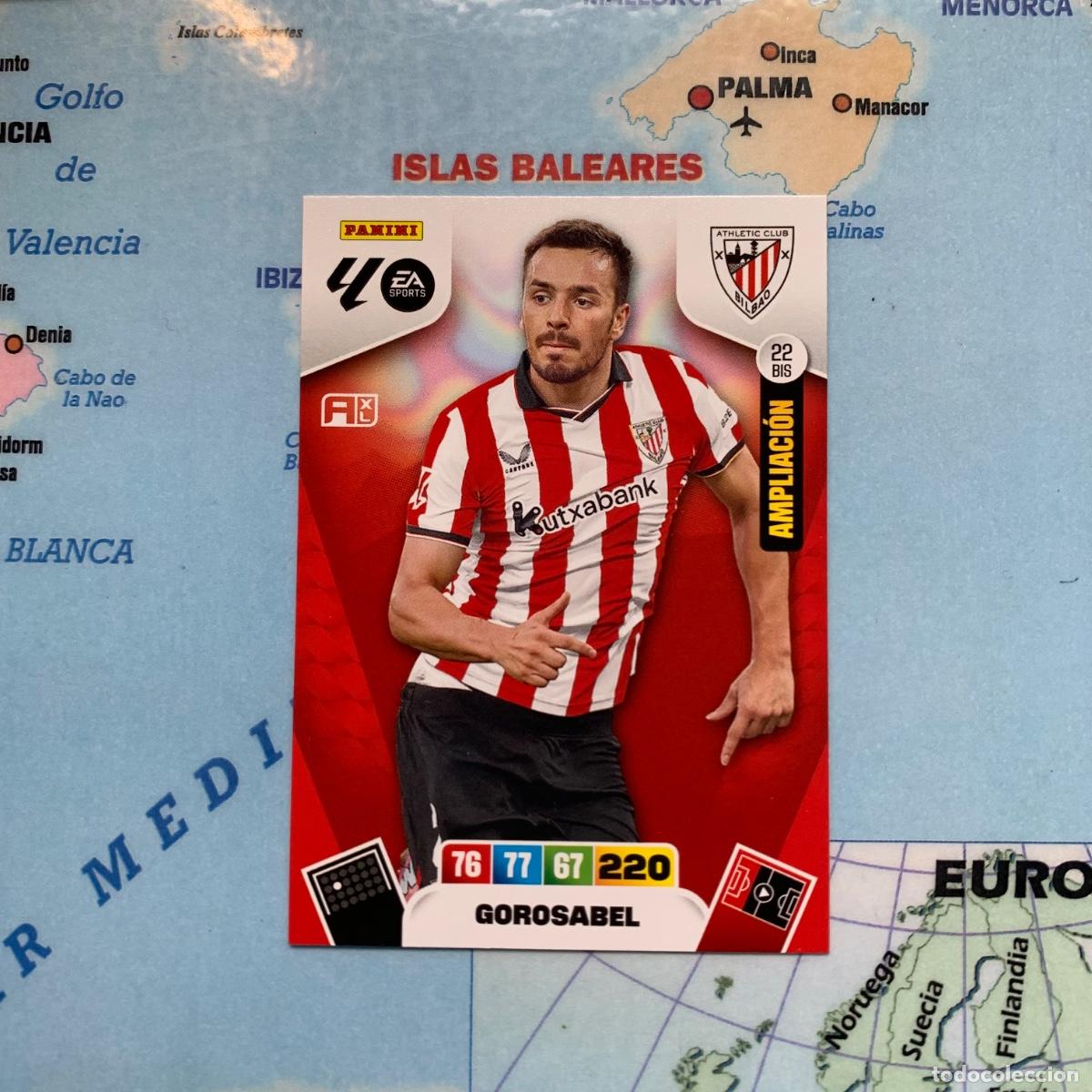 Cromos de F&uacute;tbol: Gorosabel Ampliacion n&uacute;mero 22 Bis del Athletic de Bilbao cromo adrenalyn XL 25-26 2025-2026