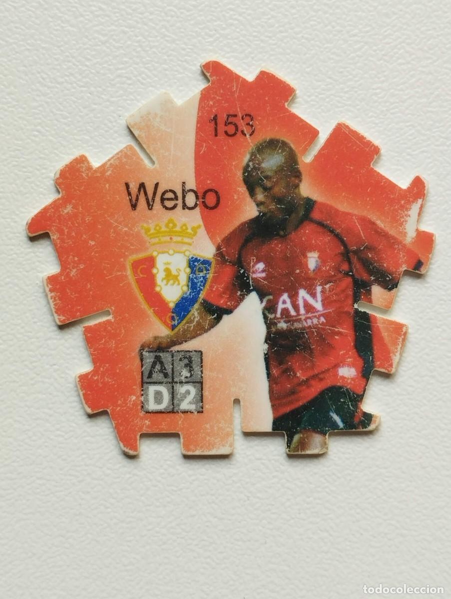 Cromos de F&uacute;tbol: GREFUSA TAZO TRICKS TRIKS LIGA 2004 2005 04 05 WEBO 153 OSASUNA