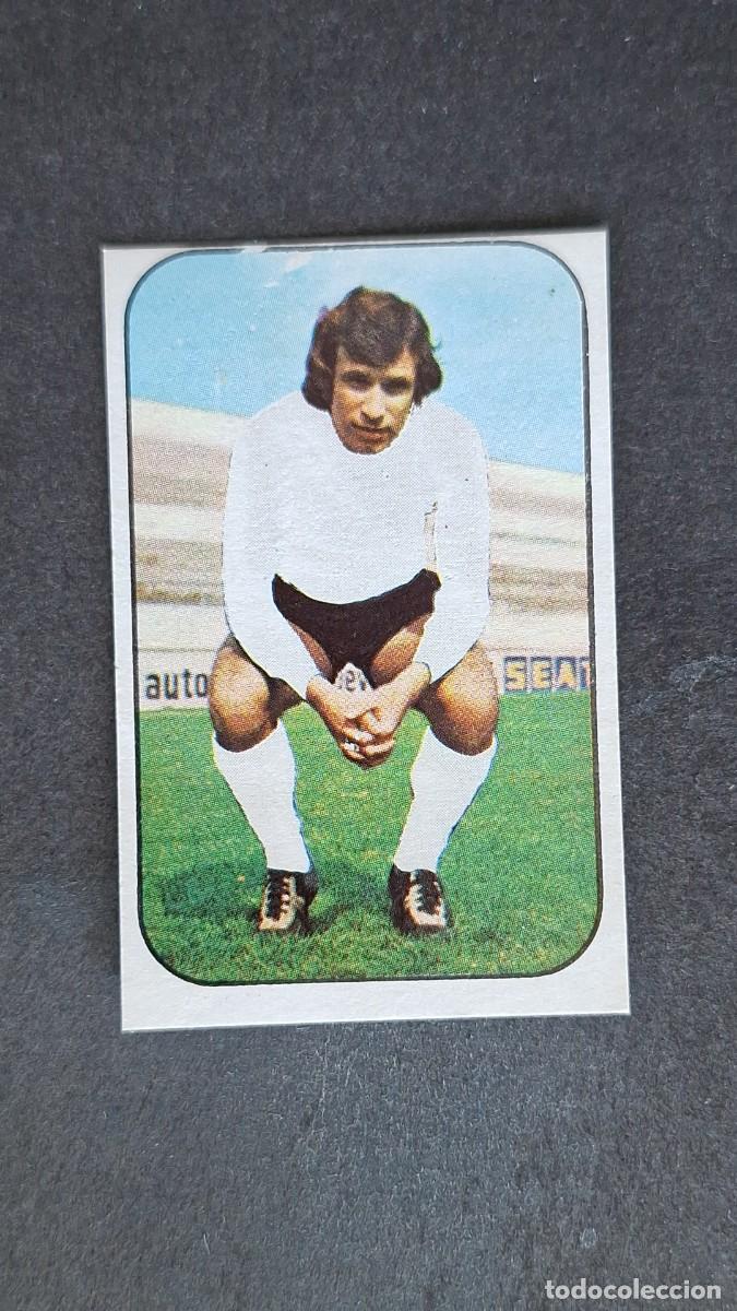 Cromos de F&uacute;tbol: L3 OMAR REY BURGOS C. F. FICHAJE 12 LIGA ESTE 1976 1977 76 77 DESPEGADO RECUPERADO