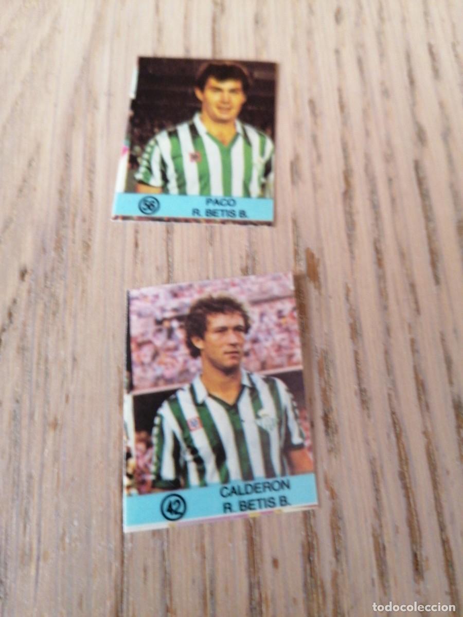 Cromos de F&uacute;tbol: Real betis super campeones gol 1984-1985
