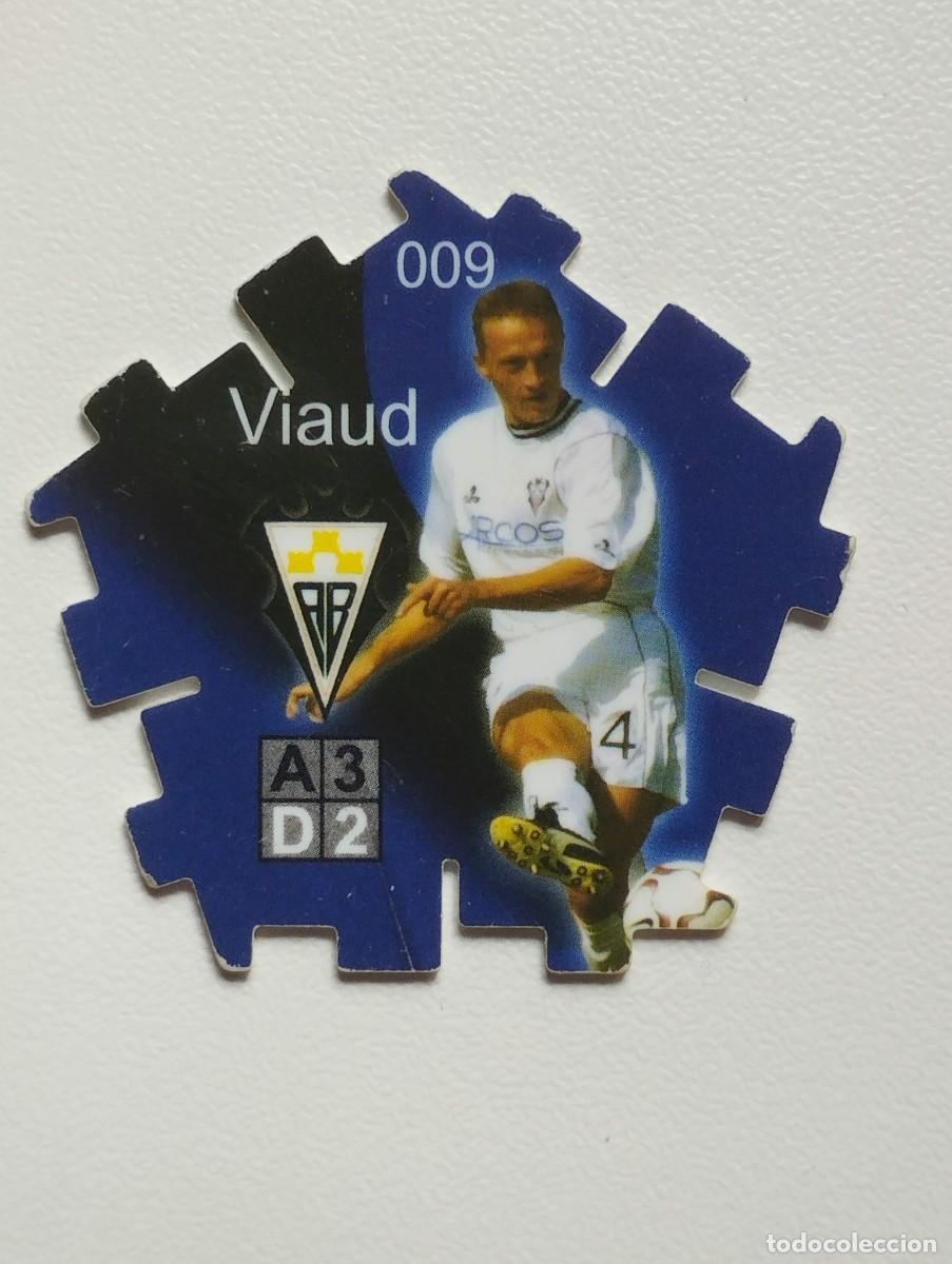 Fu&szlig;ball-Sticker: GREFUSA TAZO TRICKS TRIKS LIGA 2004 2005 04 05 VIAUD 9 ALBACETE