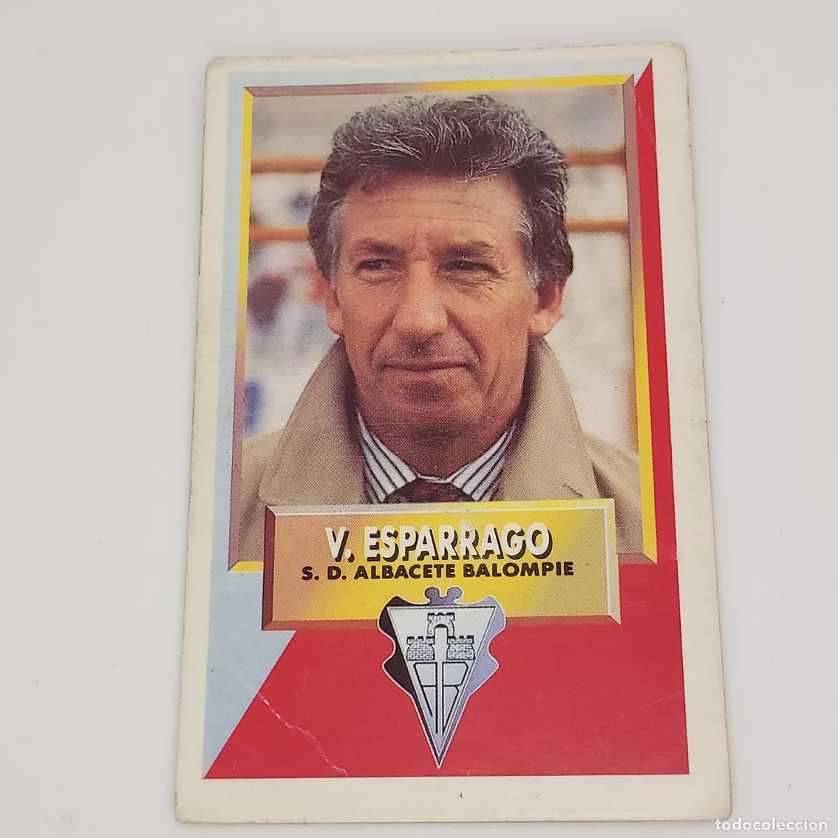 Cromos de F&uacute;tbol: CROMO V. ESPARRAGO ALBACETE 1993 1994 93 94 EDICIONES ESTE CARTON