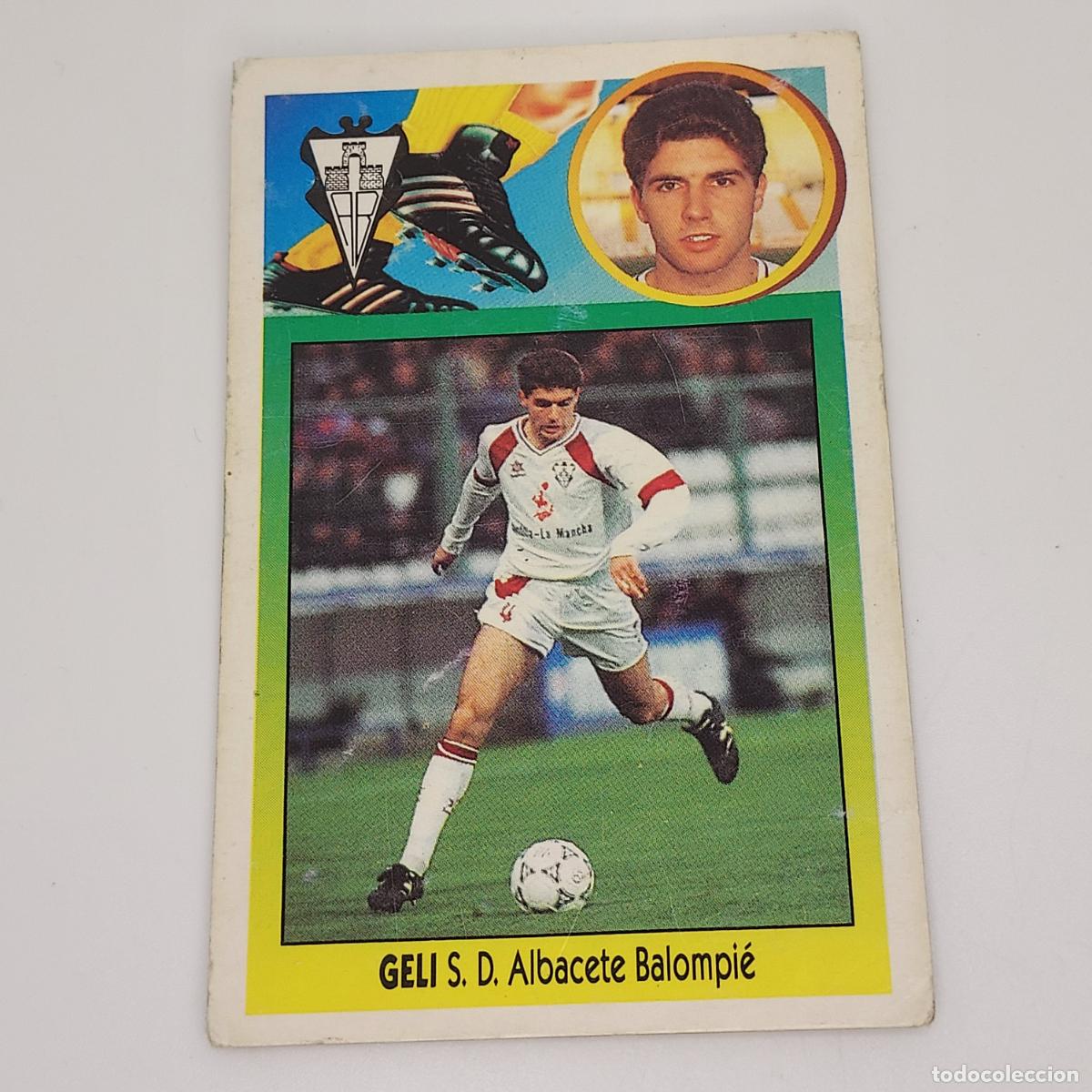 Cromos de Futebol: CROMO GELI ALBACETE 1993 1994 93 94 EDICIONES ESTE CARTON