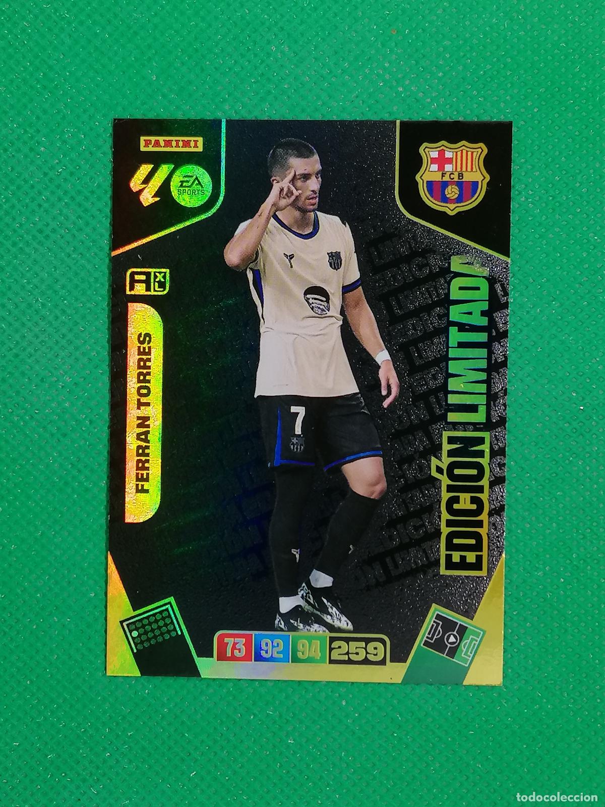 Fu&szlig;ball-Sticker: FERRAN TORRES BARCELONA EDICION LIMITADA ⚽ LIGA ADRENALYN XL 2025 2026 25 26 ⚽