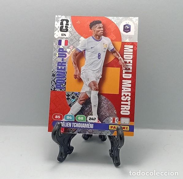 Fu&szlig;ball-Sticker: 574 AUR&Eacute;LIEN TCHOUAM&Eacute;NI FRANCE CARD ADRENALYN PANINI FIFA WORLD CUP 2026 MIDFIELD MAESTRO POWER-UP