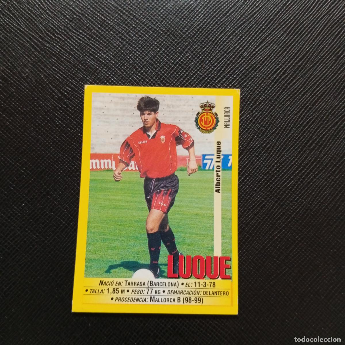 Cartes &agrave; collectionner de Football: 53 LUQUE MALLORCA PANINI 1999 2000 CROMO FUTBOL LIGA 99 00 SIN PEGAR - A183 PG100