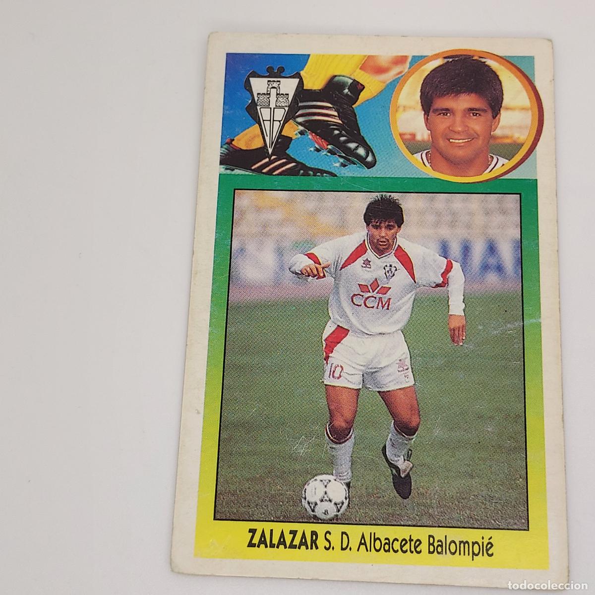 Cromos de F&uacute;tbol: CROMO ZALAZAR ALBACETE 1993 1994 93 94 EDICIONES ESTE CARTON