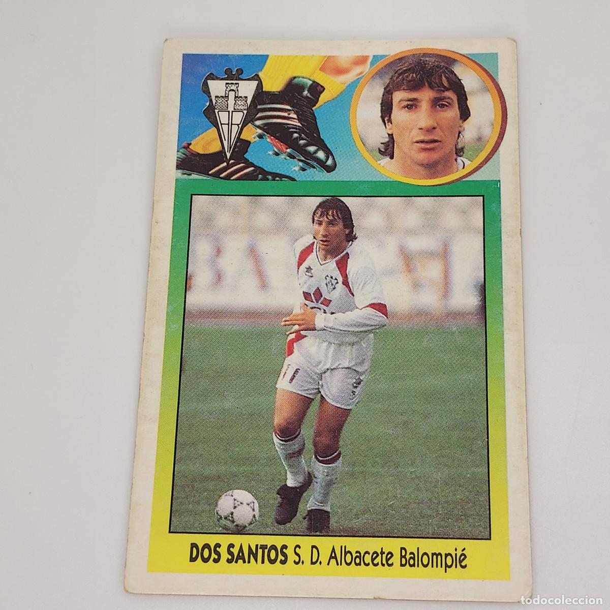 Cromos de F&uacute;tbol: CROMO DOS SANTOS ALBACETE 1993 1994 93 94 EDICIONES ESTE CARTON