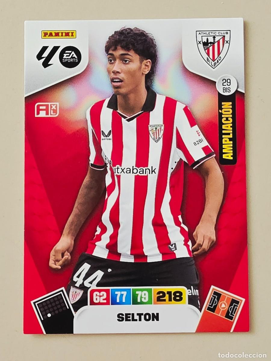 Cromos de F&uacute;tbol: 29 BIS Selton S&aacute;nchez, Athletic Club Bilbao, Ampliaci&oacute;n, Panini Adrenalyn XL La Liga 2025 2026 25 26