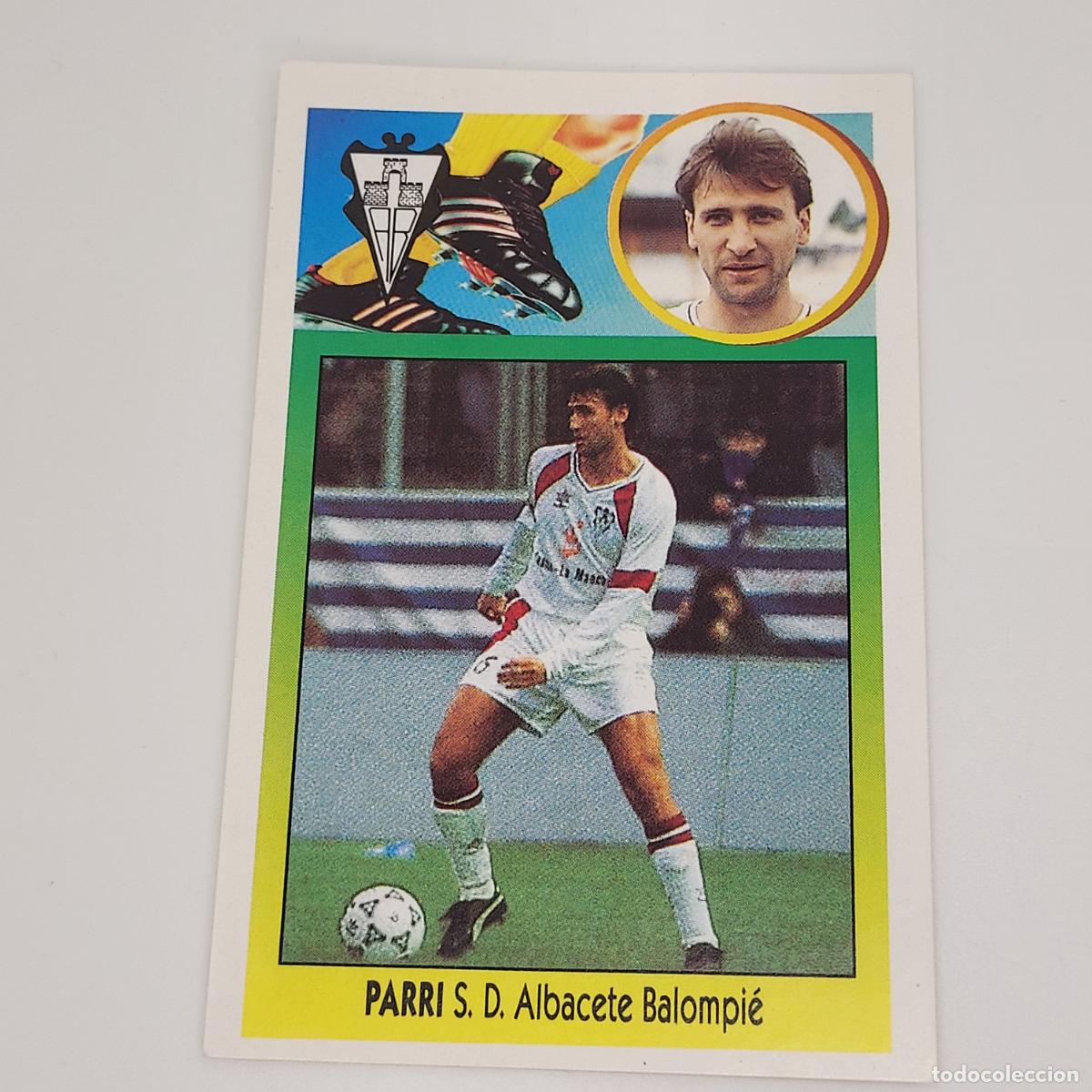 Cartes &agrave; collectionner de Football: CROMO PARRI ALBACETE 1993 1994 93 94 EDICIONES ESTE ADHESIVO