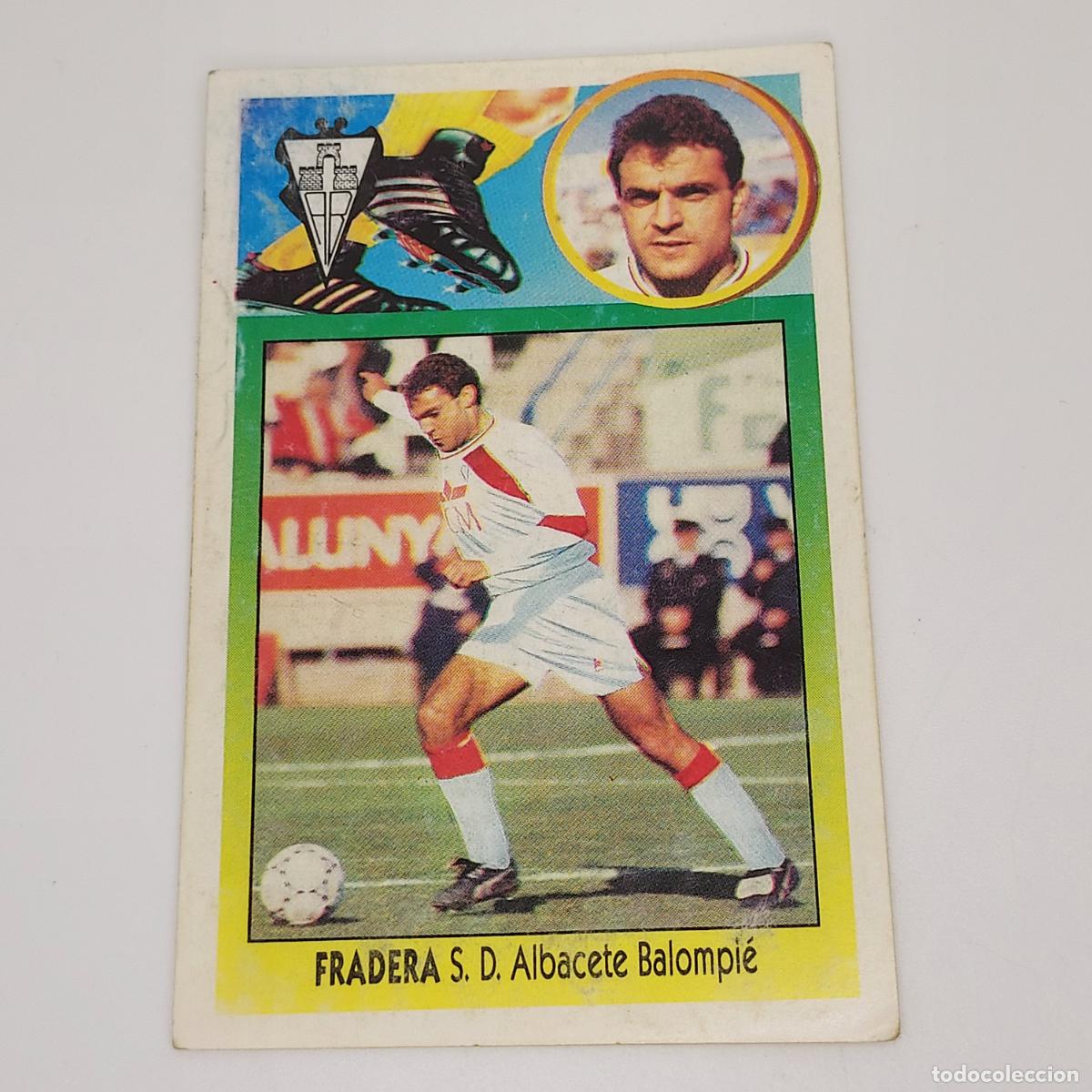 Cartes &agrave; collectionner de Football: CROMO FRADERA ALBACETE 1993 1994 93 94 EDICIONES ESTE ADHESIVO