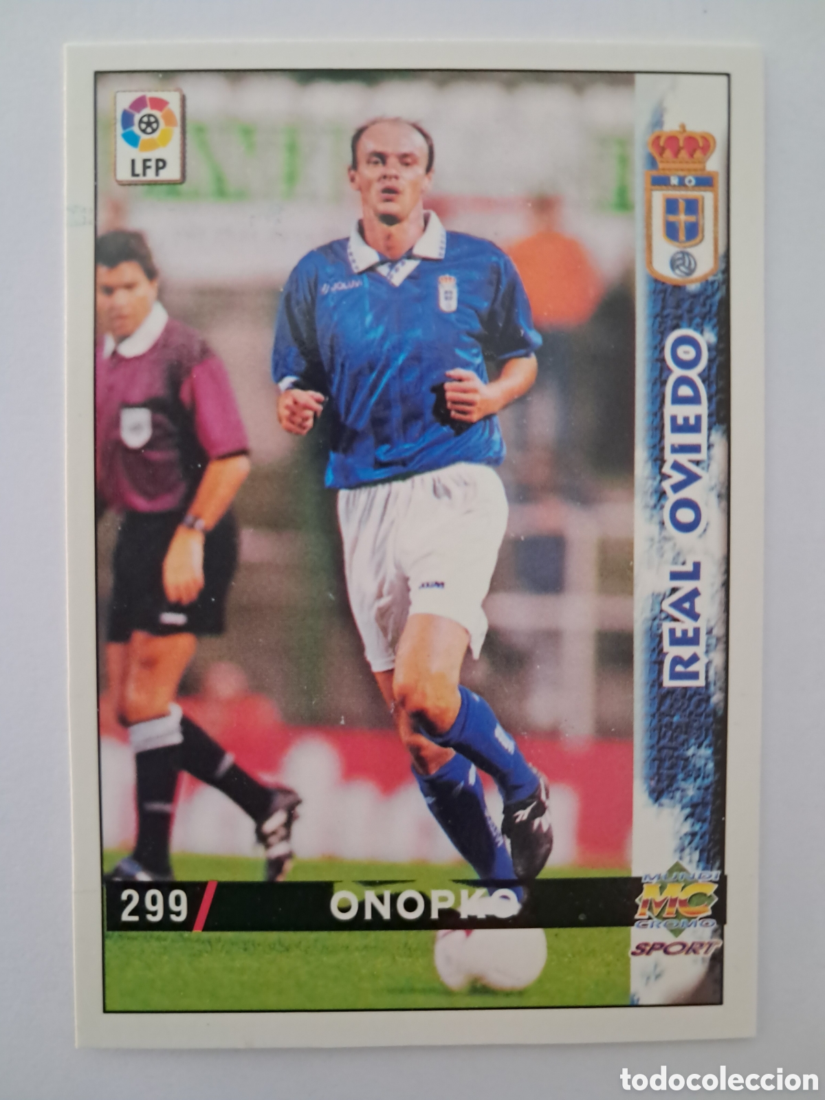 Cartes &agrave; collectionner de Football: 299 Onopko Real Oviedo mundicromo
