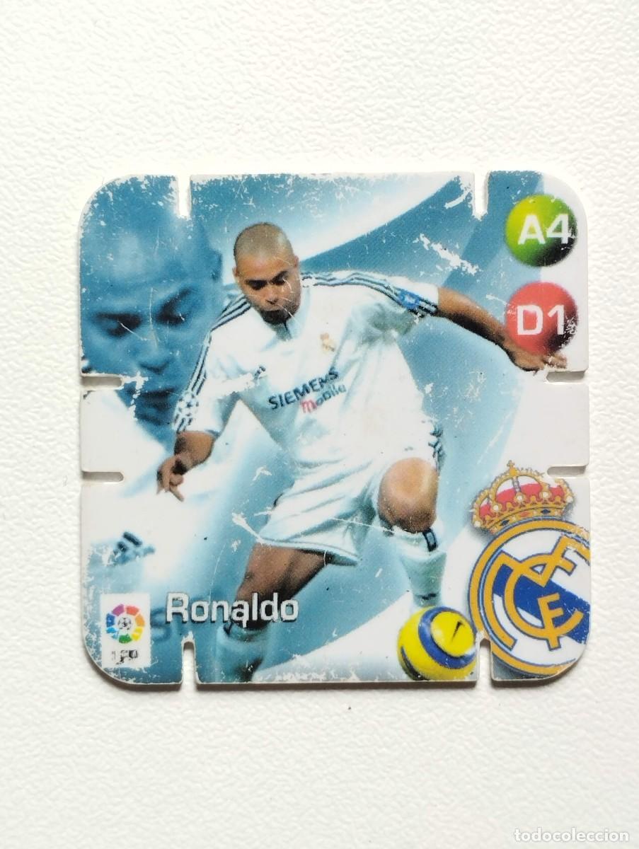 Cromos de F&uacute;tbol: GREFUSA TAZO SHOTS LIGA 2005 2006 05 06 REAL MADRID RONALDO NAZARIO