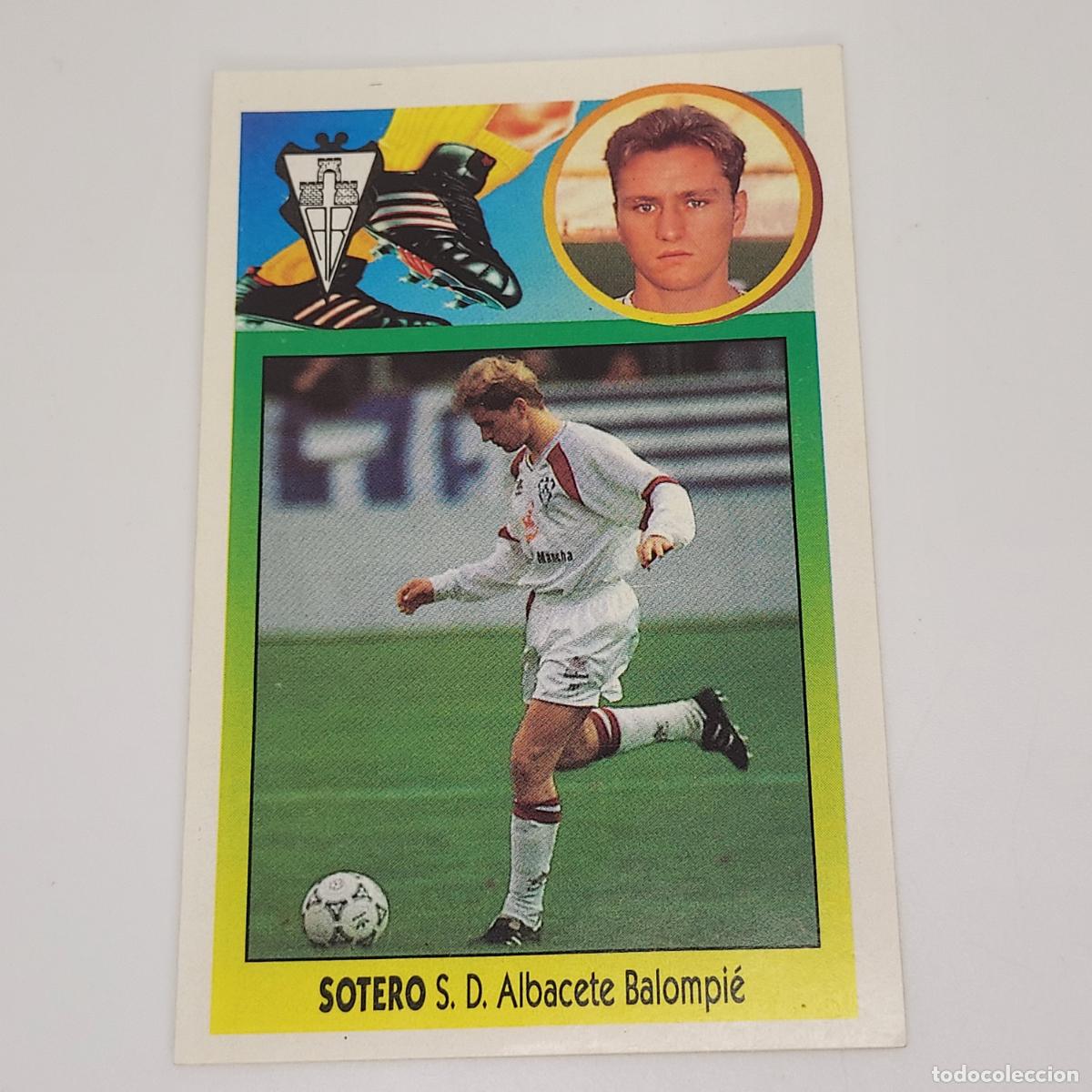 Cartes &agrave; collectionner de Football: CROMO SOTERO ALBACETE 1993 1994 93 94 EDICIONES ESTE ADHESIVO