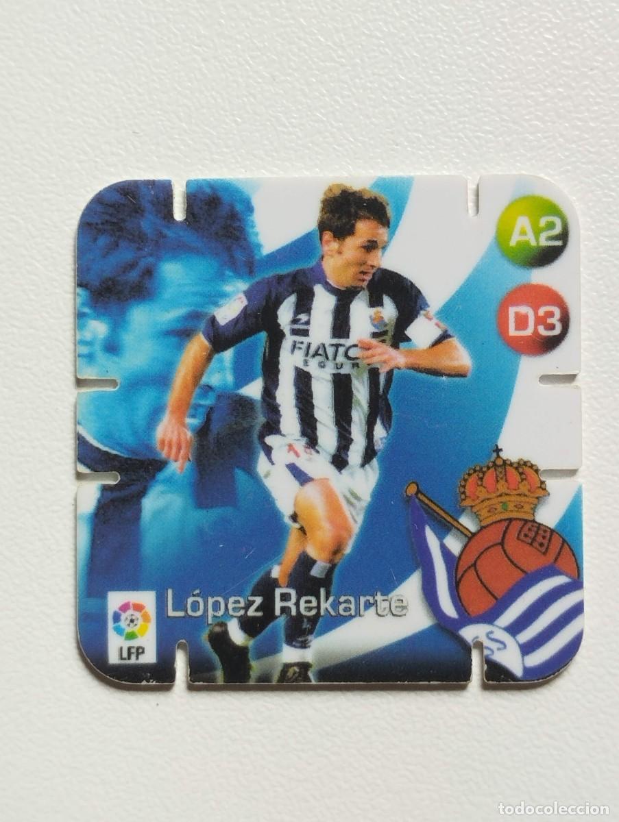 Figurine di Calcio: GREFUSA TAZO SHOTS LIGA 2005 2006 05 06 REAL SOCIEDAD LOPEZ REKARTE
