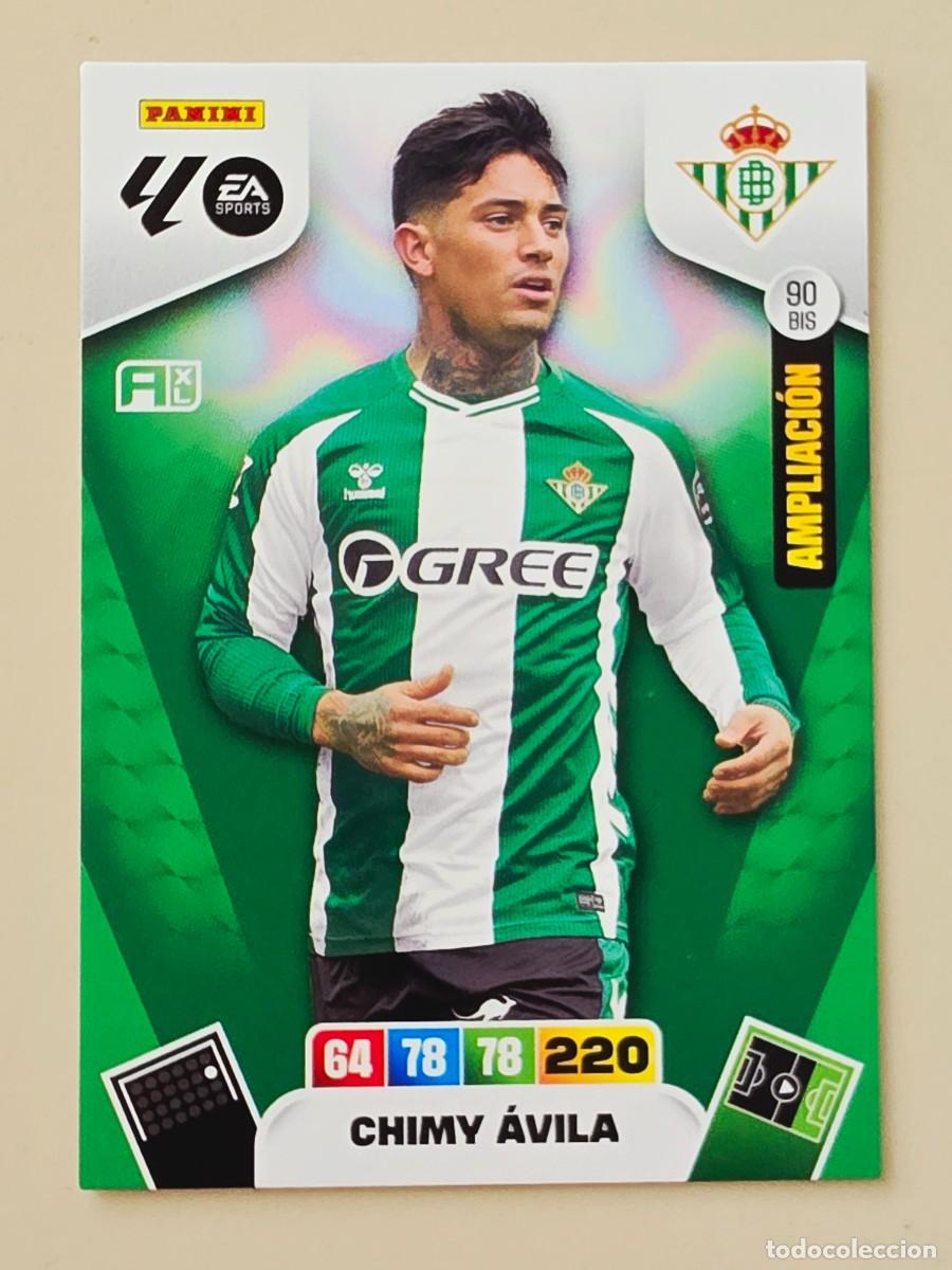 Figurine di Calcio: 90 BIS Chimy &Aacute;vila, Real Betis, Ampliaci&oacute;n, Panini Adrenalyn XL La Liga 2025 2026 25 26