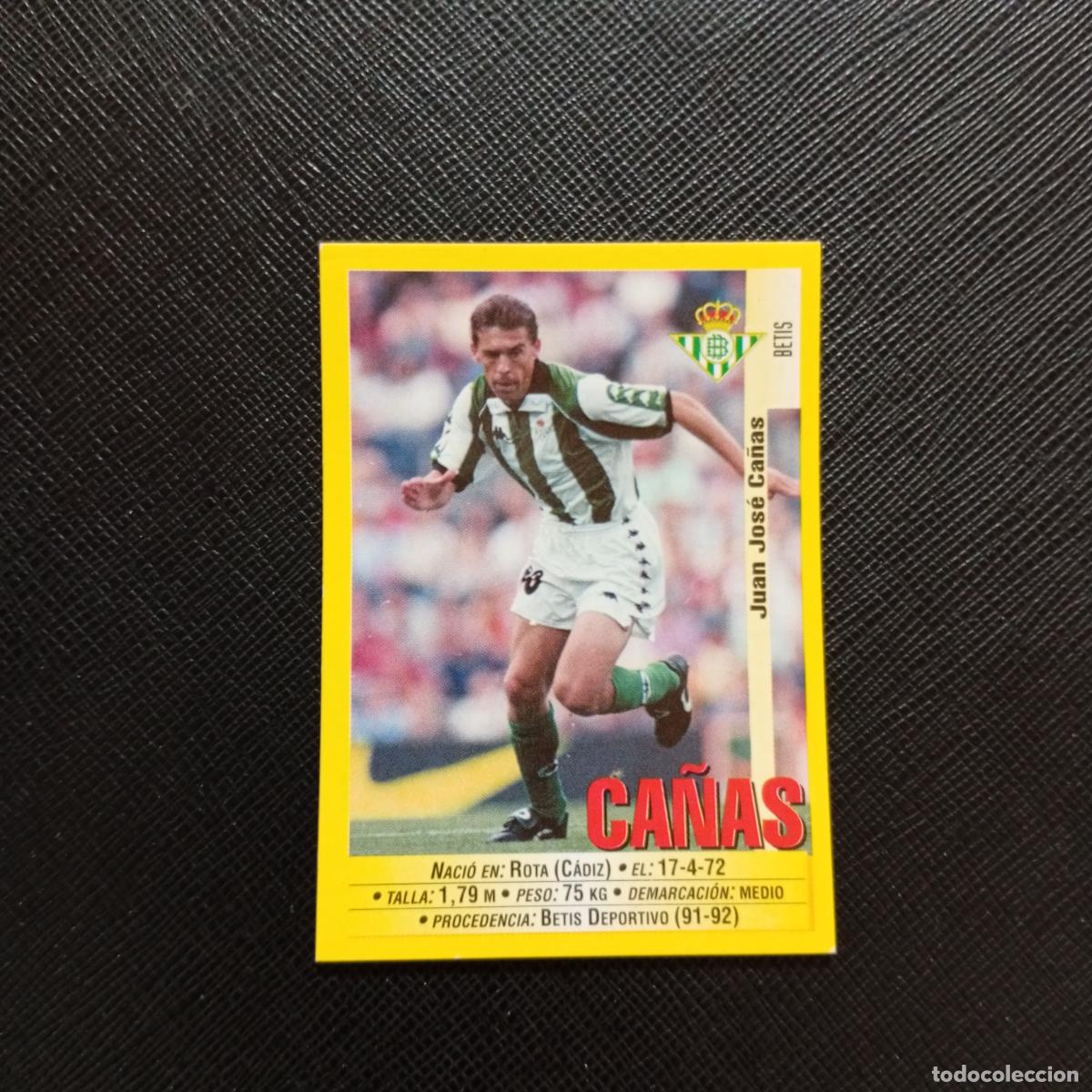 Cartes &agrave; collectionner de Football: 203 CA&Ntilde;AS REAL BETIS PANINI 1999 2000 CROMO FUTBOL LIGA 99 00 SIN PEGAR - A183 PG109