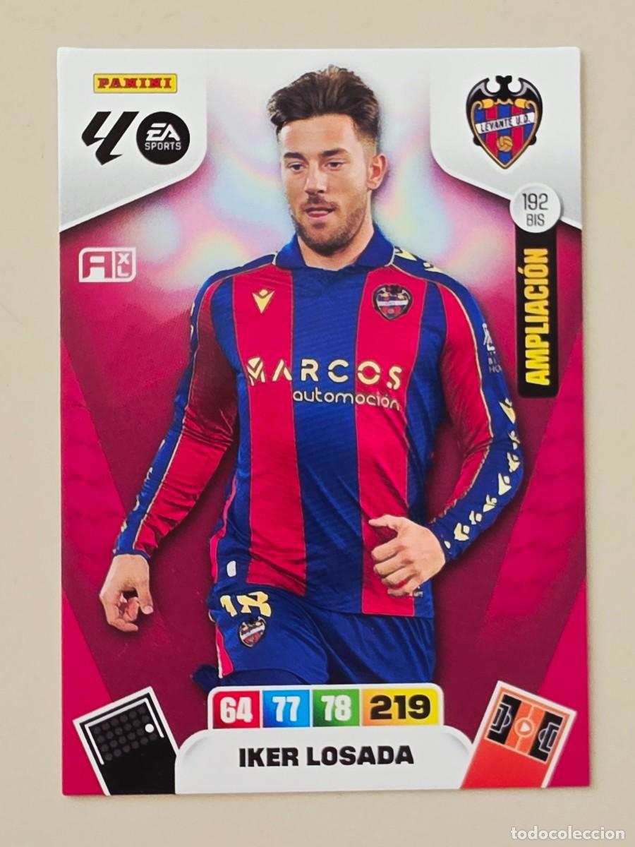 Cartes &agrave; collectionner de Football: 192 BIS Iker Losada, Levante UD, Ampliaci&oacute;n, Panini Adrenalyn XL La Liga 2025 2026 25 26