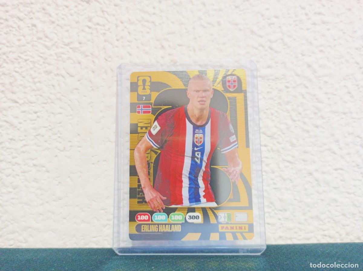 Cromos de F&uacute;tbol: 7 ERLING HAALAND GOLDEN BALLER NORUEGA BAL&Oacute;N DE ORO ADRENALYN MUNDIAL FIFA WORLD CUP 26 2026 PANINI