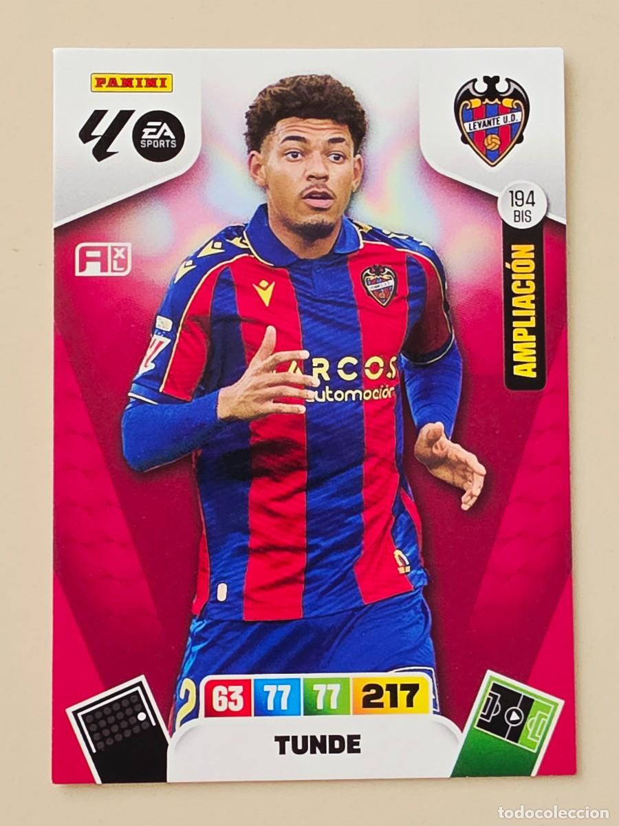 Cromos de F&uacute;tbol: 194 BIS Kareem Tunde, Levante UD, Ampliaci&oacute;n, Panini Adrenalyn XL La Liga 2025 2026 25 26