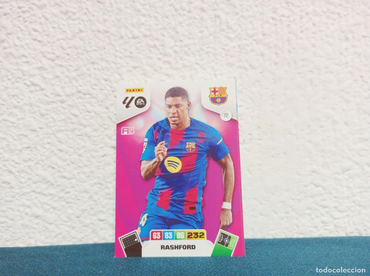 Cromos de F&uacute;tbol: 72 RASHFORD BASE FC BARCELONA ADRENALYN 25 26 PANINI