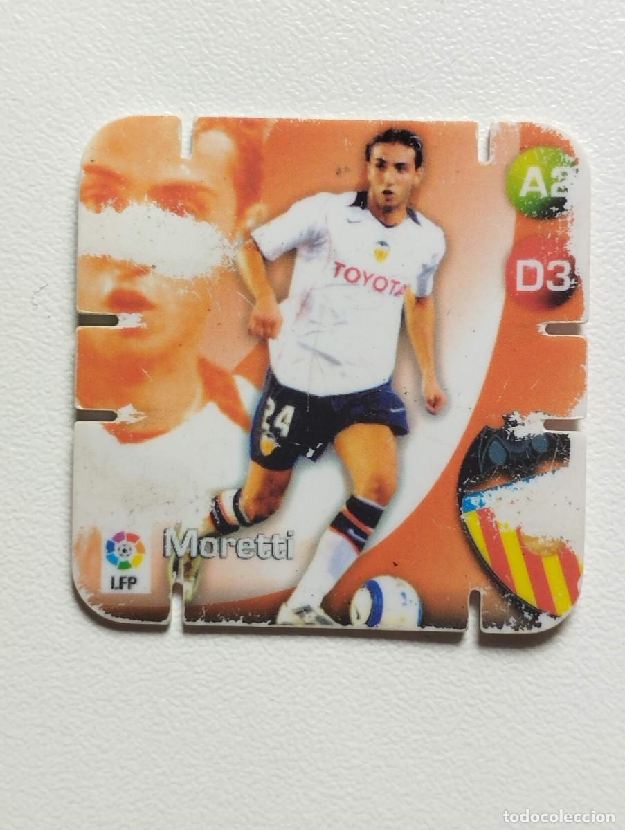 Fu&szlig;ball-Sticker: GREFUSA TAZO SHOTS LIGA 2005 2006 05 06 VALENCIA MORETTI