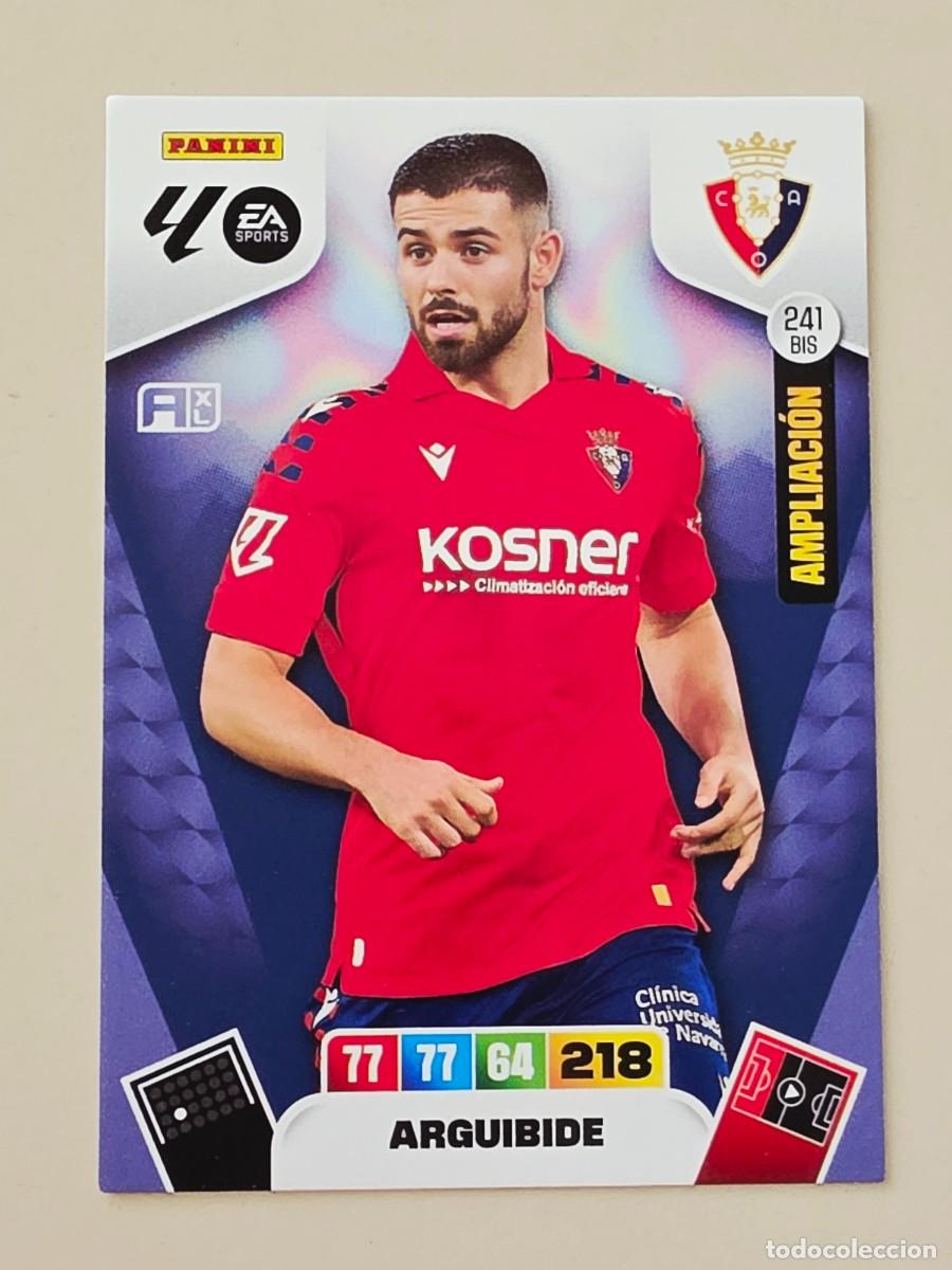 Cromos de F&uacute;tbol: 241 BIS &Iacute;&ntilde;igo Arguibide, CA Osasuna, Ampliaci&oacute;n, Panini Adrenalyn XL La Liga 2025 2026 25 26