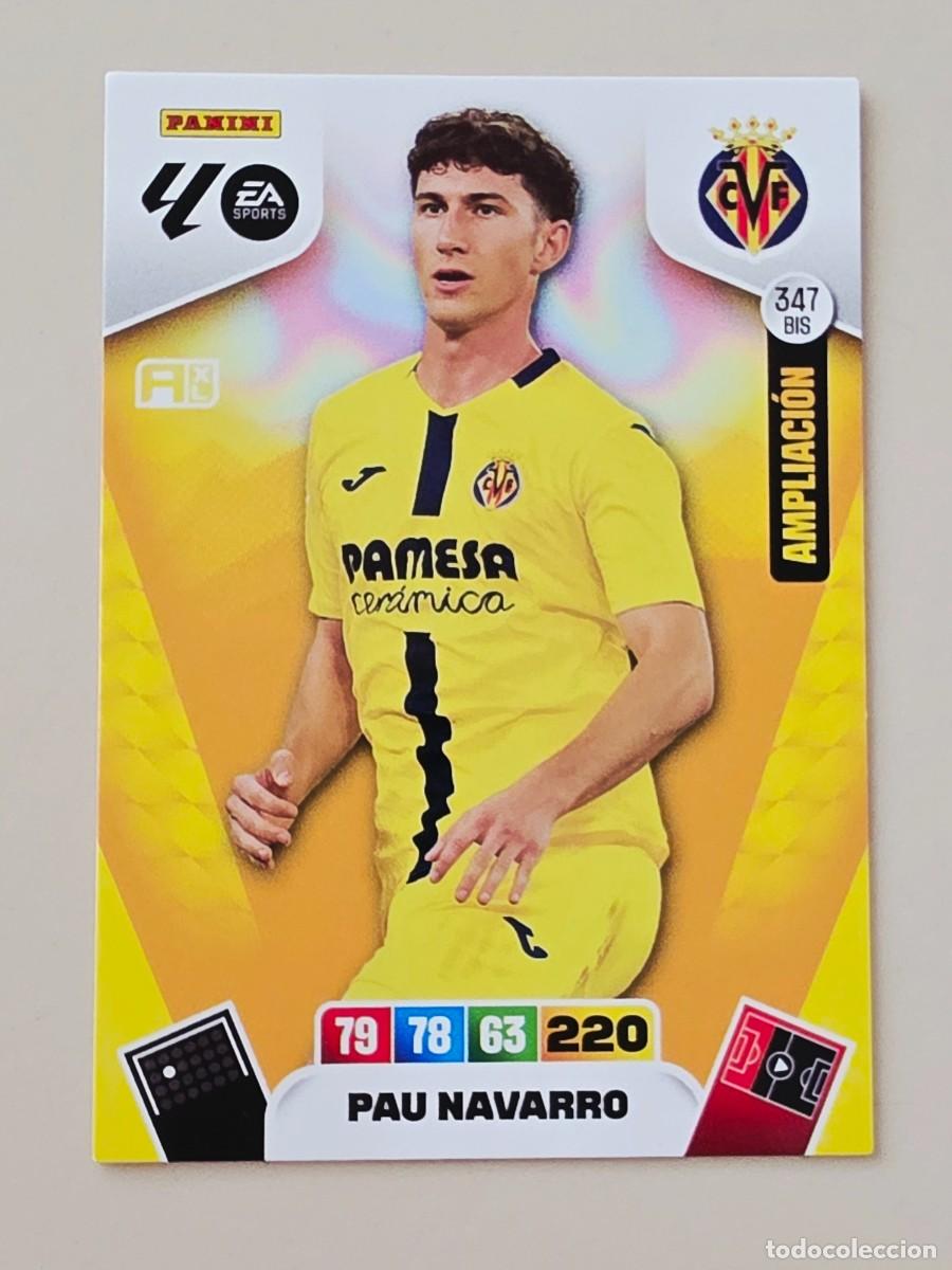 Fu&szlig;ball-Sticker: 347 BIS Pau Navarro, Villarreal CF, Ampliaci&oacute;n, Panini Adrenalyn XL La Liga 2025 2026 25 26