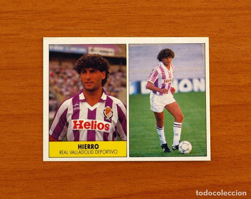 Cromos de Futebol: Real Valladolid - Hierro - Ediciones Festival 1987-1988, 87-88 - Nunca pegado