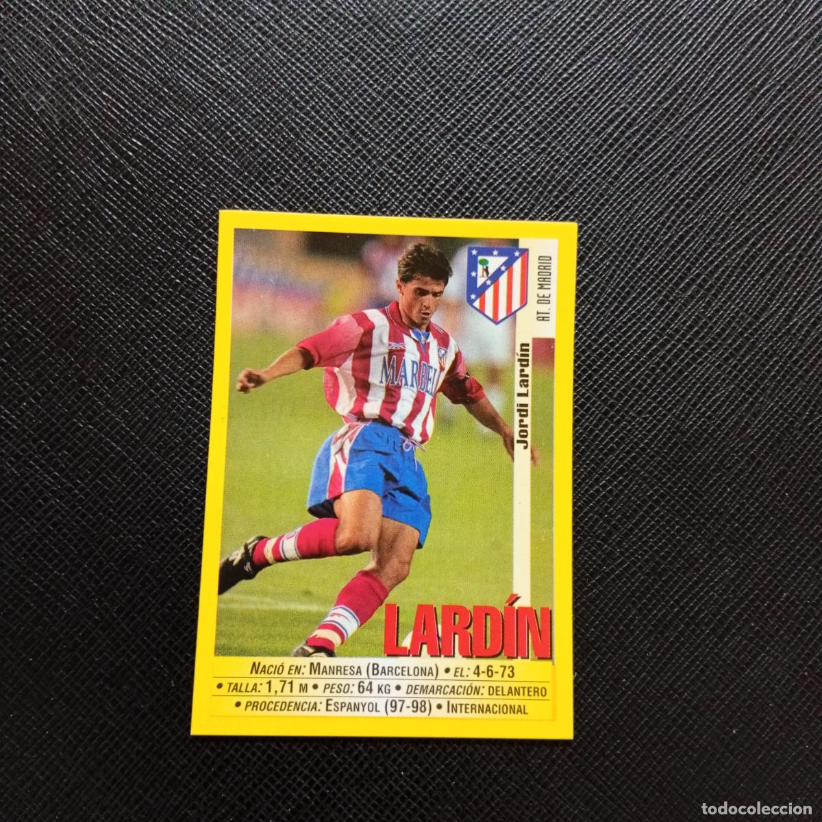 Cartes &agrave; collectionner de Football: 243 LARDIN AT MADRID PANINI 1999 2000 CROMO FUTBOL LIGA 99 00 SIN PEGAR - A183 PG127