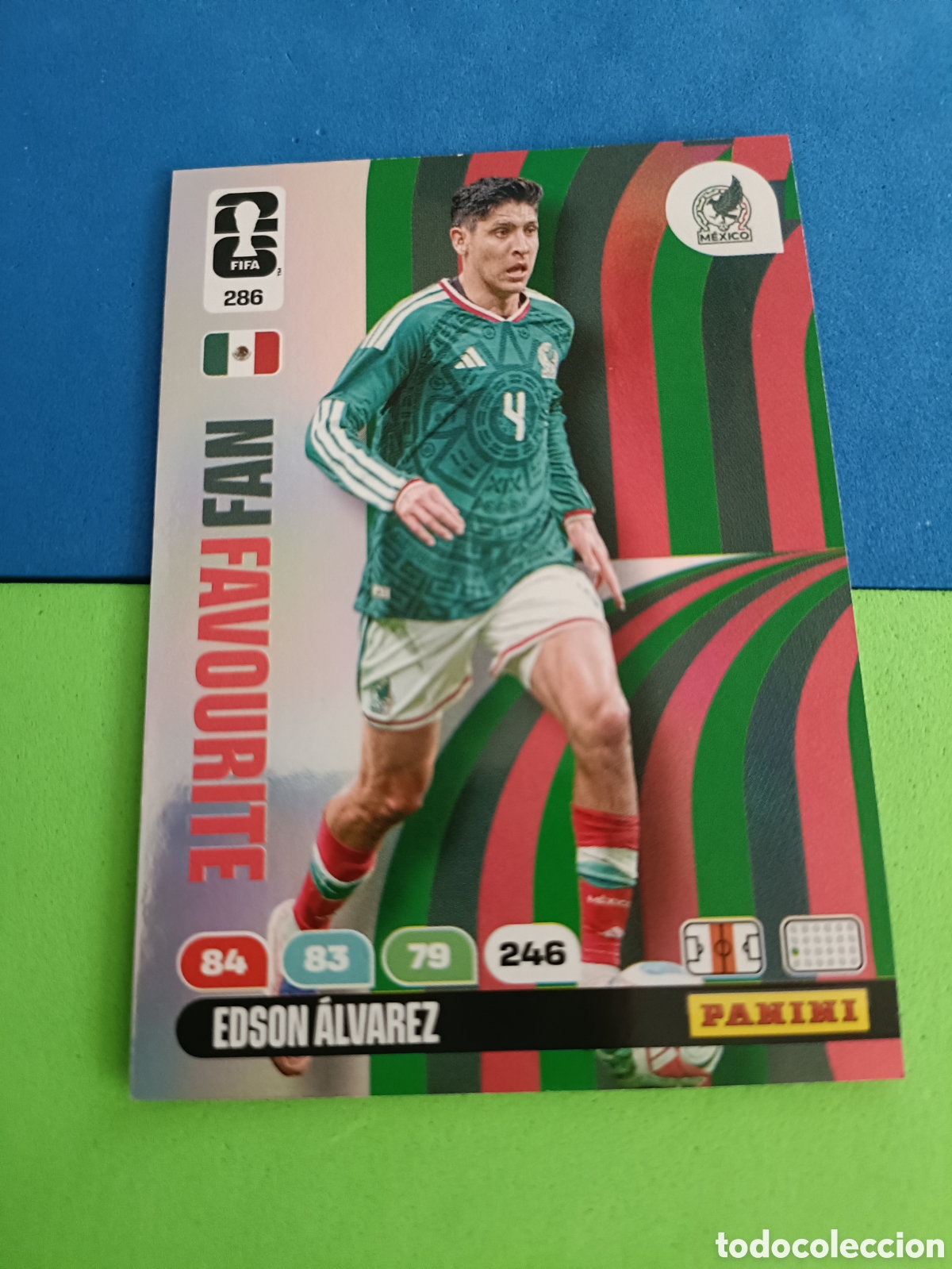 Cartes &agrave; collectionner de Football: Adrenalyn XL Fifa World cup 2026 mundial - Fan Favourite 286 Edson &Aacute;lvarez