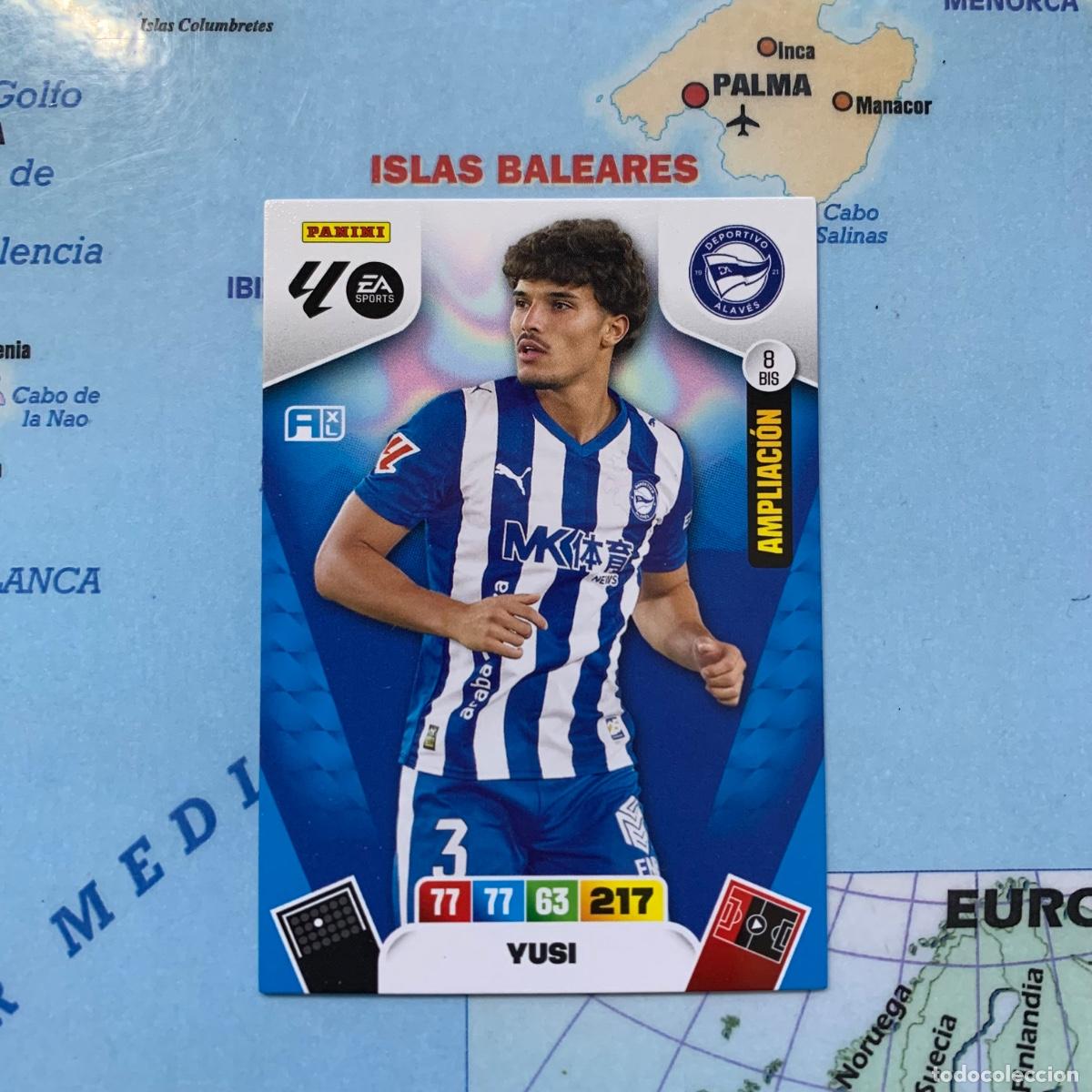 Cromos de F&uacute;tbol: Yusi ampliacion n&uacute;mero 8 Bis del Alaves cromo adrenalyn XL 25-26 2025-2026