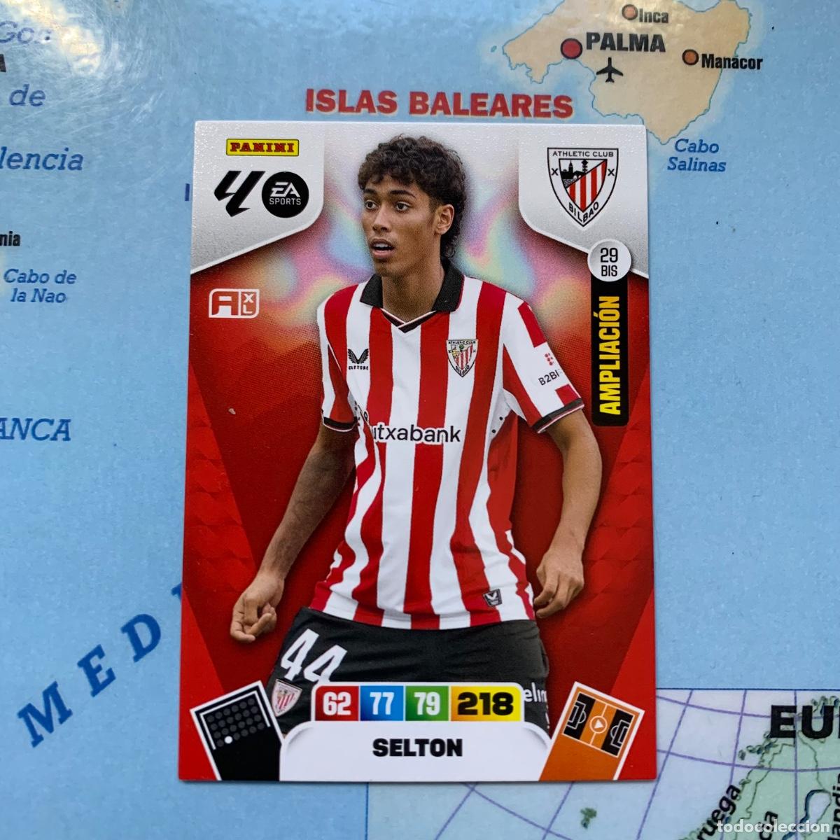 Cromos de F&uacute;tbol: Selton ampliacion n&uacute;mero 29 Bis del Athletic de Bilbao cromo adrenalyn XL 25-26 2025-2026