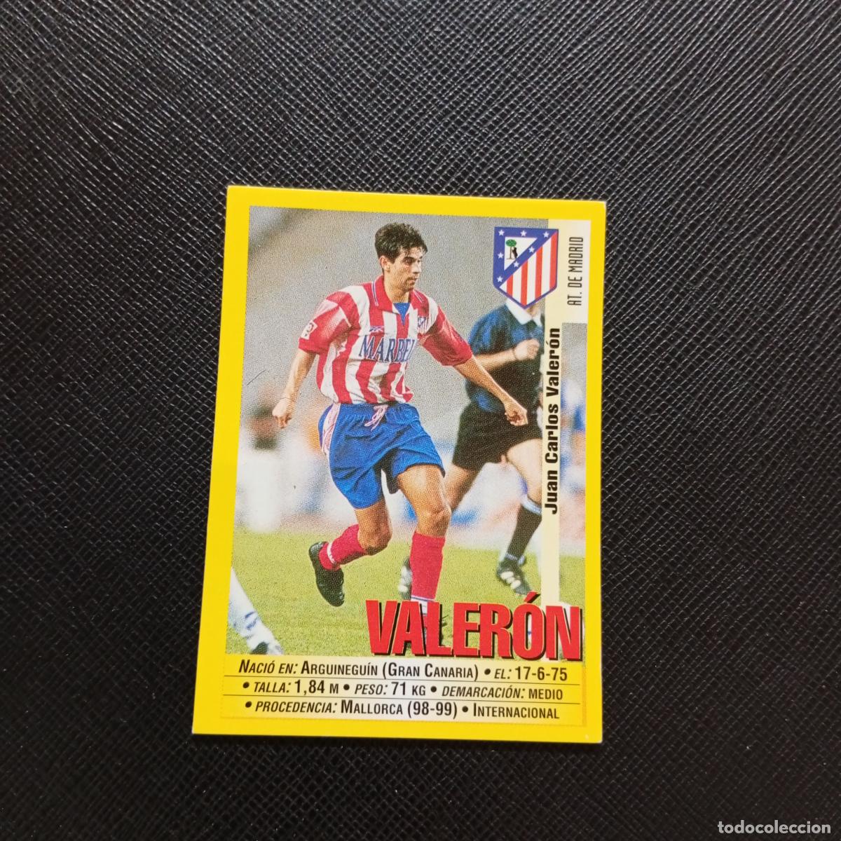 Cromos de F&uacute;tbol: 241 VALERON AT MADRID PANINI 1999 2000 CROMO FUTBOL LIGA 99 00 SIN PEGAR - A183 PG127