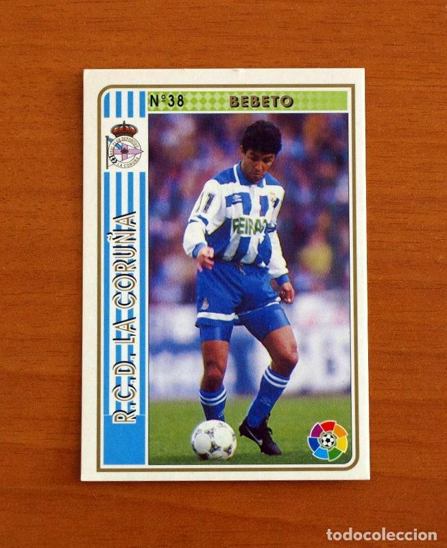 Cartes &agrave; collectionner de Football: Deportivo La Coru&ntilde;a -N&ordm; 38 Bebeto -Mundicromo Las Fichas de la Liga 1994-1995-94-95