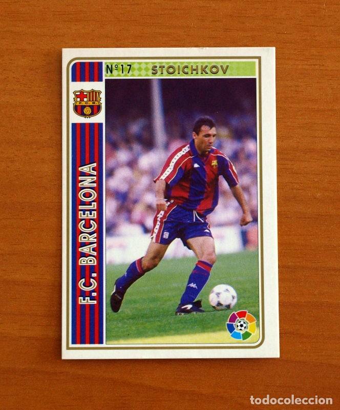 Figurine di Calcio: Barcelona -N&ordm; 17 Stoichkov -Mundicromo Las Fichas de la Liga de F&uacute;tbol 1994-1995-94-95