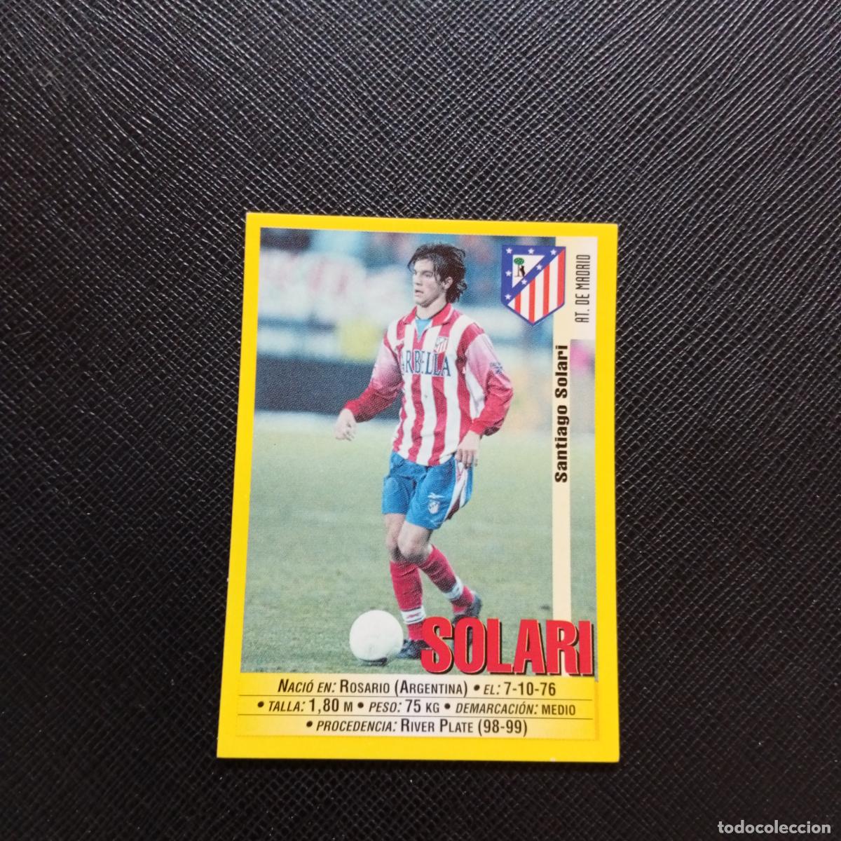 Figurine di Calcio: 240 SOLARI AT MADRID PANINI 1999 2000 CROMO FUTBOL LIGA 99 00 SIN PEGAR - A183 PG127