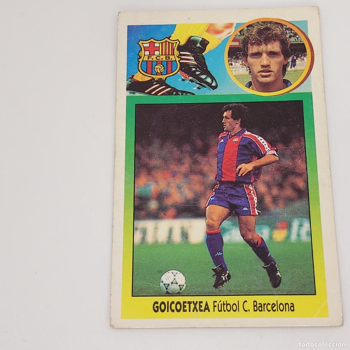 Figurine di Calcio: CROMO GOICOETXEA BARCELONA 1993 1994 93 94 EDICIONES ESTE CARTON SIN PEGAR