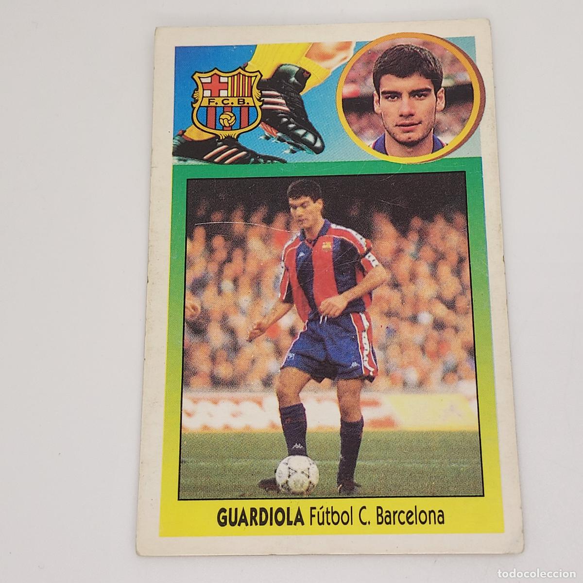 Cartes &agrave; collectionner de Football: CROMO GUARDIOLA BARCELONA 1993 1994 93 94 EDICIONES ESTE CARTON SIN PEGAR