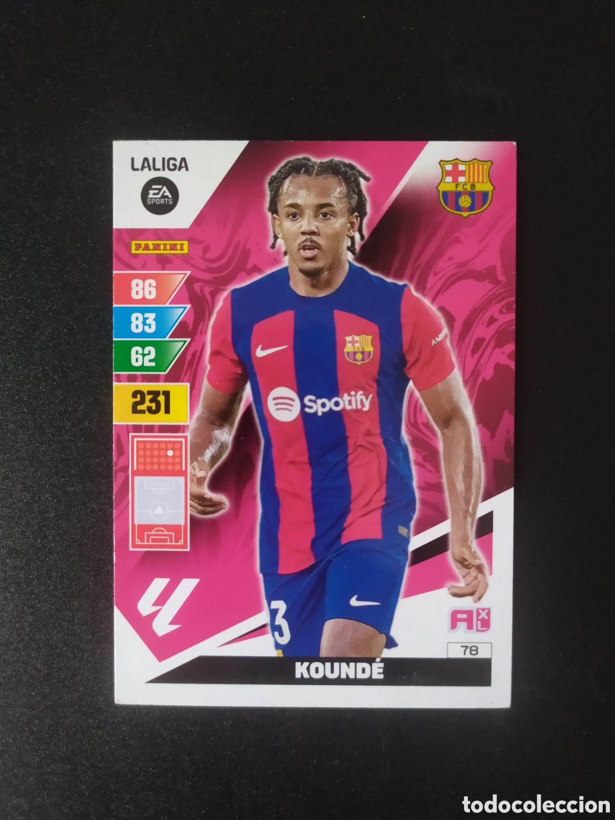 Cromos de F&uacute;tbol: Adrenalyn 2023 2024 23 24 panini Kounde n&deg; 78 Barcelona