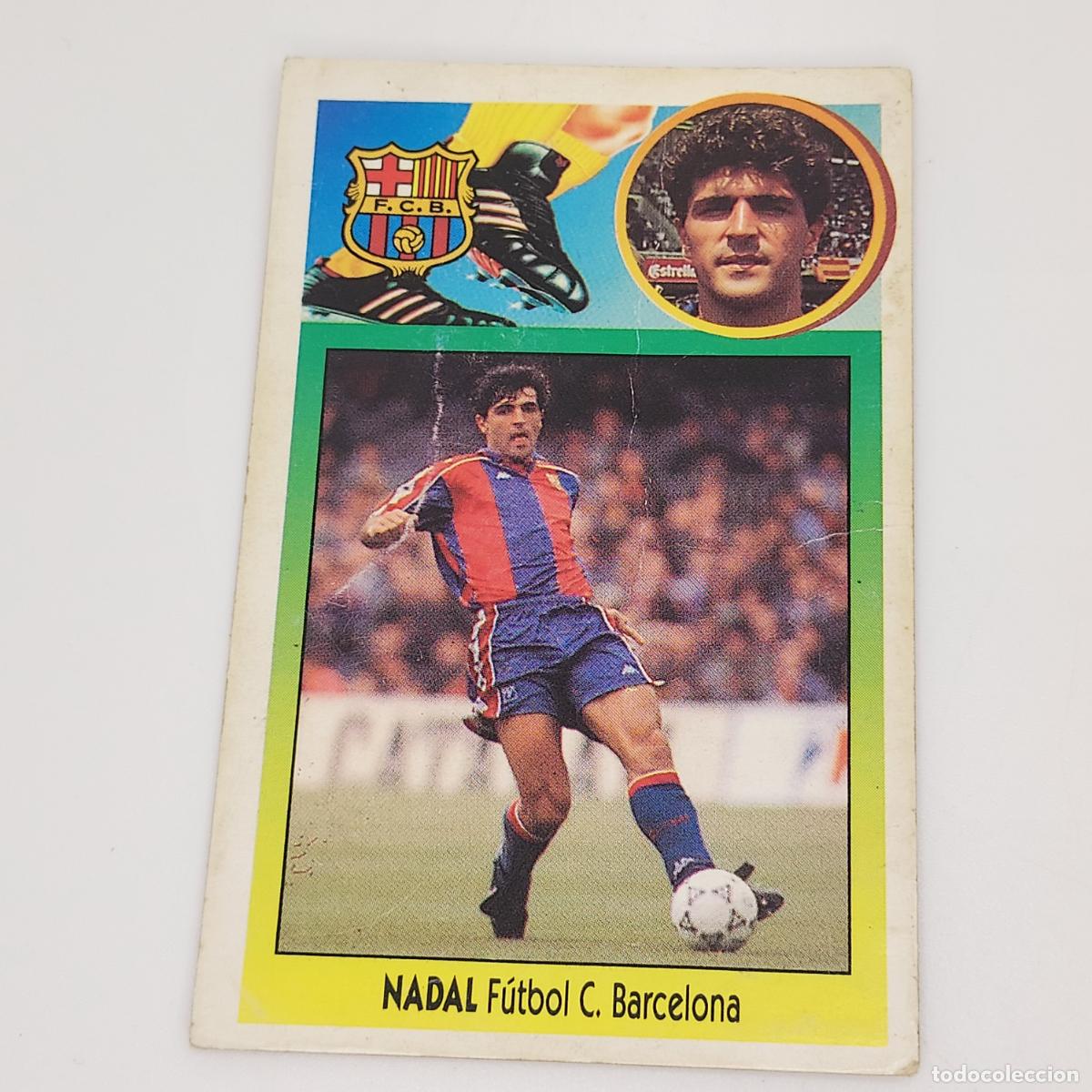 Cartes &agrave; collectionner de Football: CROMO NADAL BARCELONA 1993 1994 93 94 EDICIONES ESTE CARTON SIN PEGAR