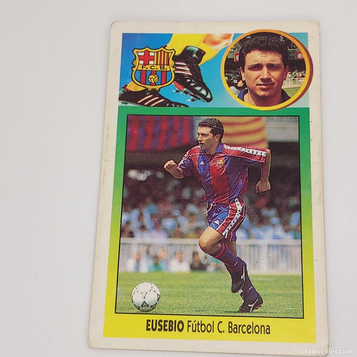 Cartes &agrave; collectionner de Football: CROMO EUSEBIO BARCELONA 1993 1994 93 94 EDICIONES ESTE CARTON SIN PEGAR
